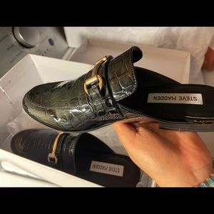 Steve Madden Crocodile Mules -7